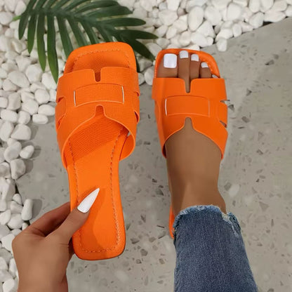 Women's Summer Slide Sandals – Beachy Flip Flops & Casual Flats