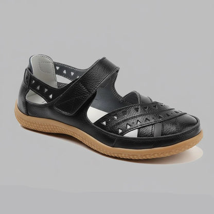 Women’s Breathable Leather-Look Walking Sandals