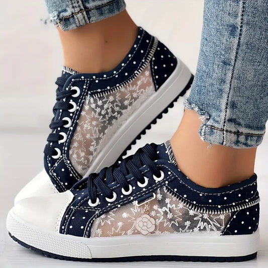 Women's Casual Breathable Slip On Walking Trainers