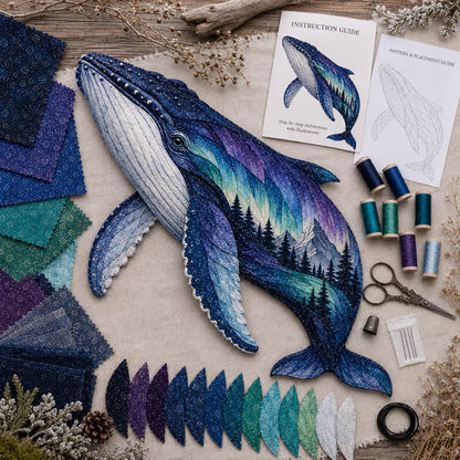 Northern Lights Wildlife DIY Patchwork Kit