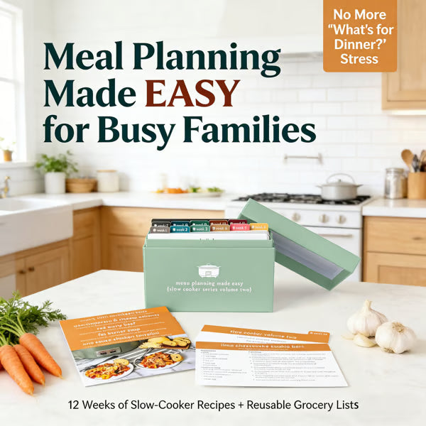 Meal Planning Kit with Photo Recipe Cards