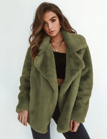 Women’s Plush Wool-Lined Fleece Jacket