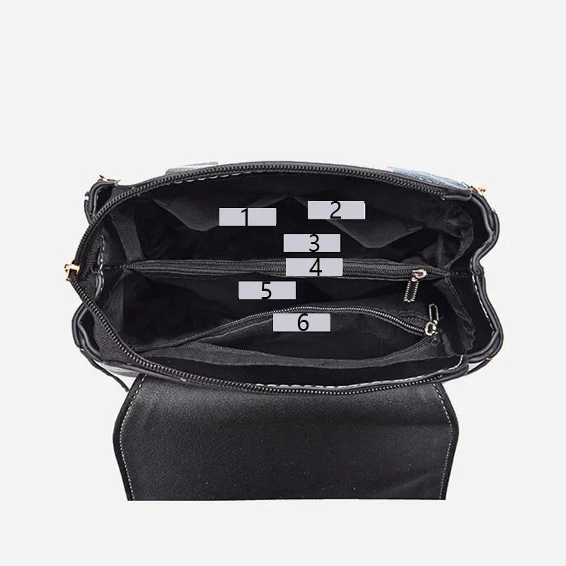 Women's Striped Mini Backpack