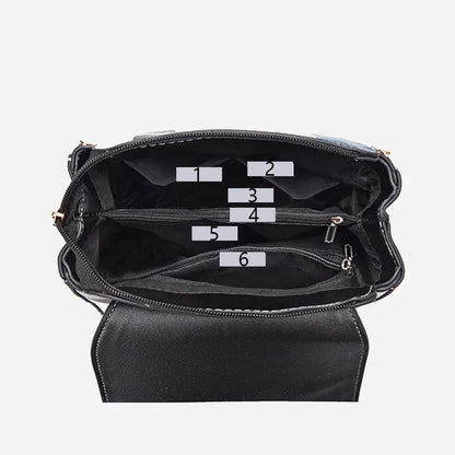 Women's Striped Mini Backpack