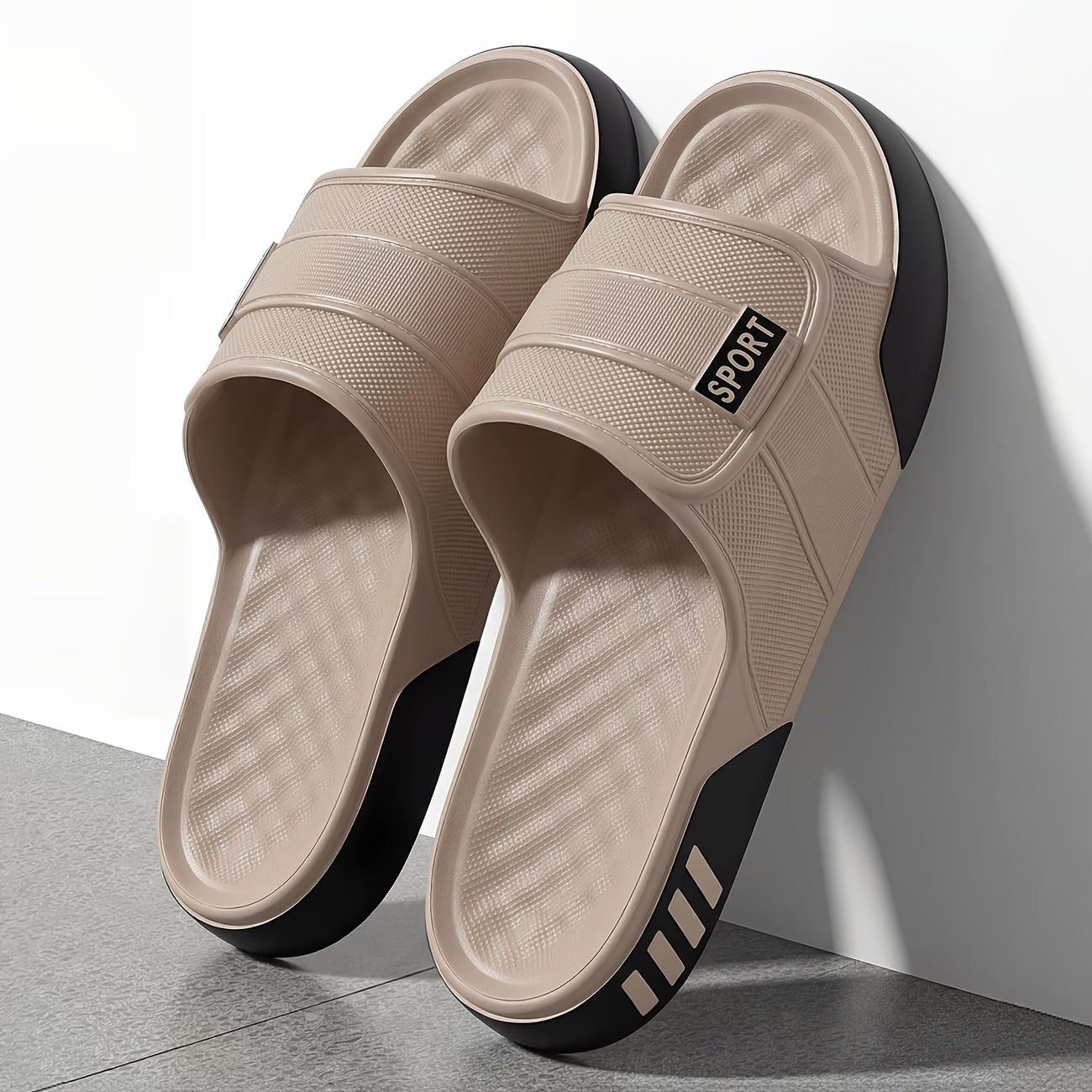 Men's Sculpted Platform Slide Sandals