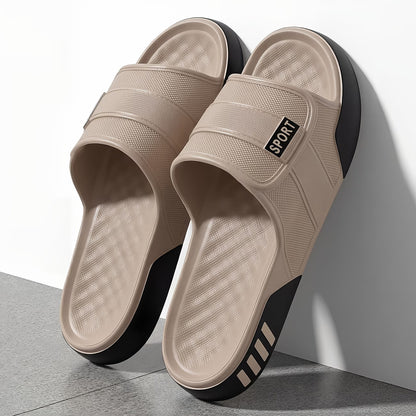 Men's Sculpted Platform Slide Sandals