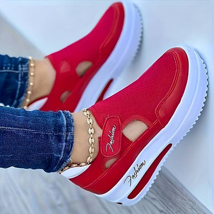 Women’s Breathable Knit Low-Top Comfort Trainers