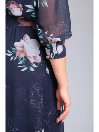 Elegant Floral Maxi Dress