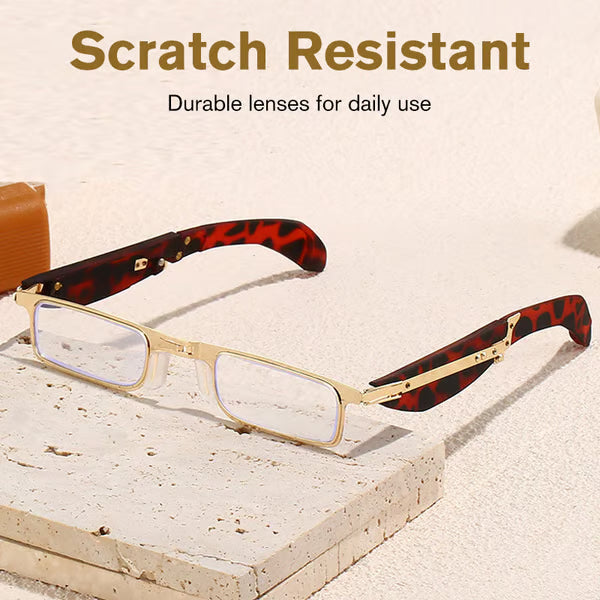 Compact Foldable Reading Glasses with Case