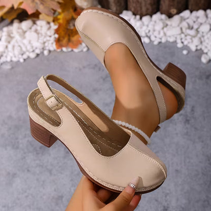 Women’s Slingback Block Heel Shoes
