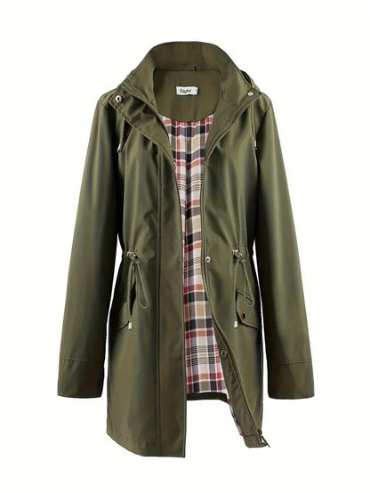 Chic Waterproof Women's Rain Jacket