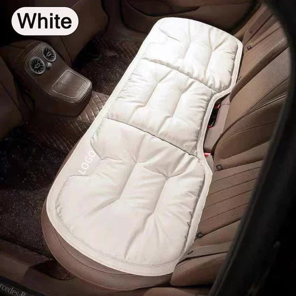 Soft Leather Car Seat Cushion Set with Anti Slip Silicone Backing