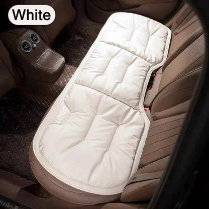 Soft Leather Car Seat Cushion Set with Anti Slip Silicone Backing