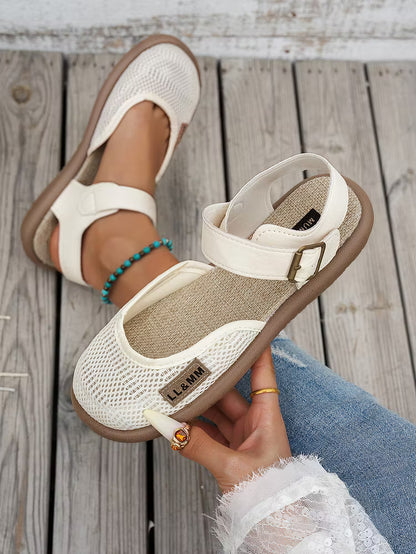 Women's Mesh Ankle-Strap Walking Sandals