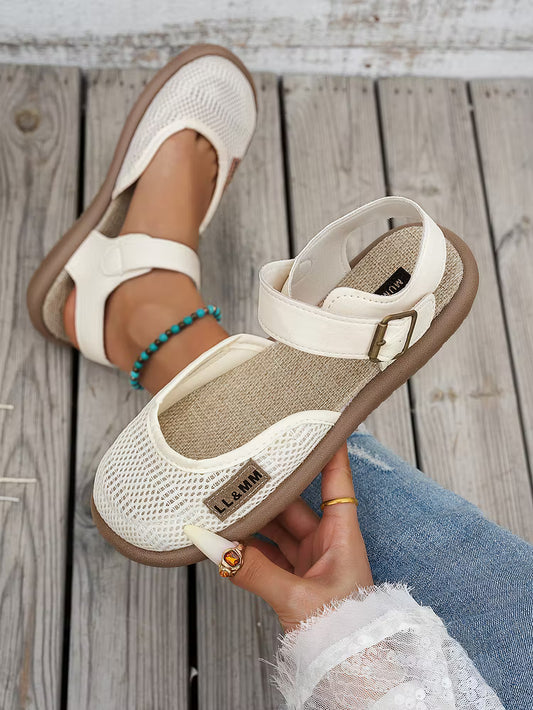 Women's Mesh Ankle-Strap Walking Sandals