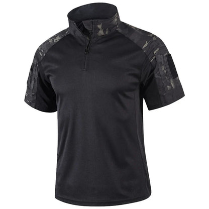 Men’s Short-Sleeve Tactical Quarter-Zip Top
