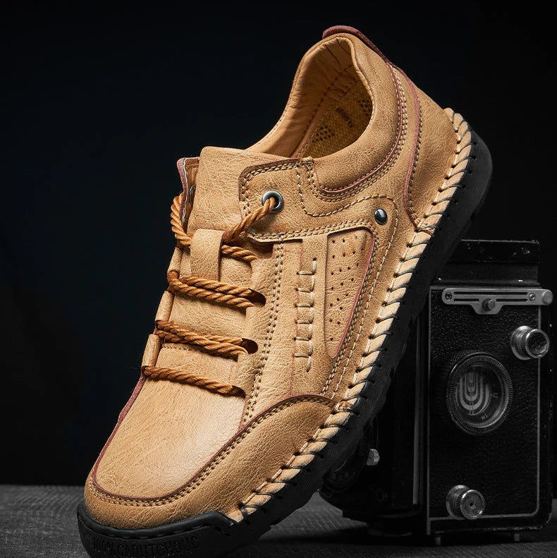 Men’s Handcrafted Leather-Look Comfort Shoes