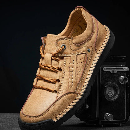 Men’s Handcrafted Leather-Look Comfort Shoes