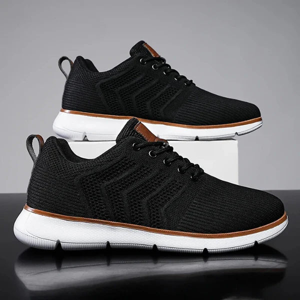 Men’s Breathable Mesh Lace-Up Trainers