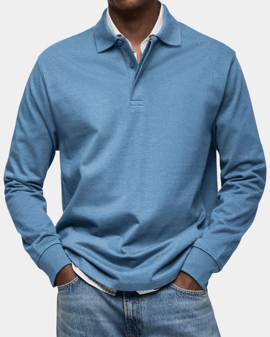 Men’s Long-Sleeve Polo Shirt