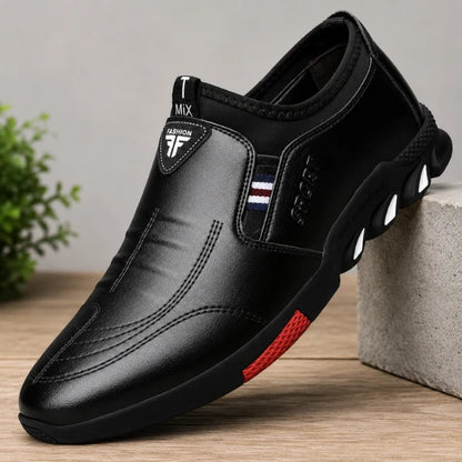 Men's Smart Leather Look Lace Up Shoes