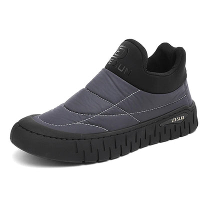 Men's Casual Fleece Thickened Warm Slip-on Shoes