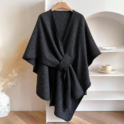 Women’s Soft Fleece Drape Everyday Shawl