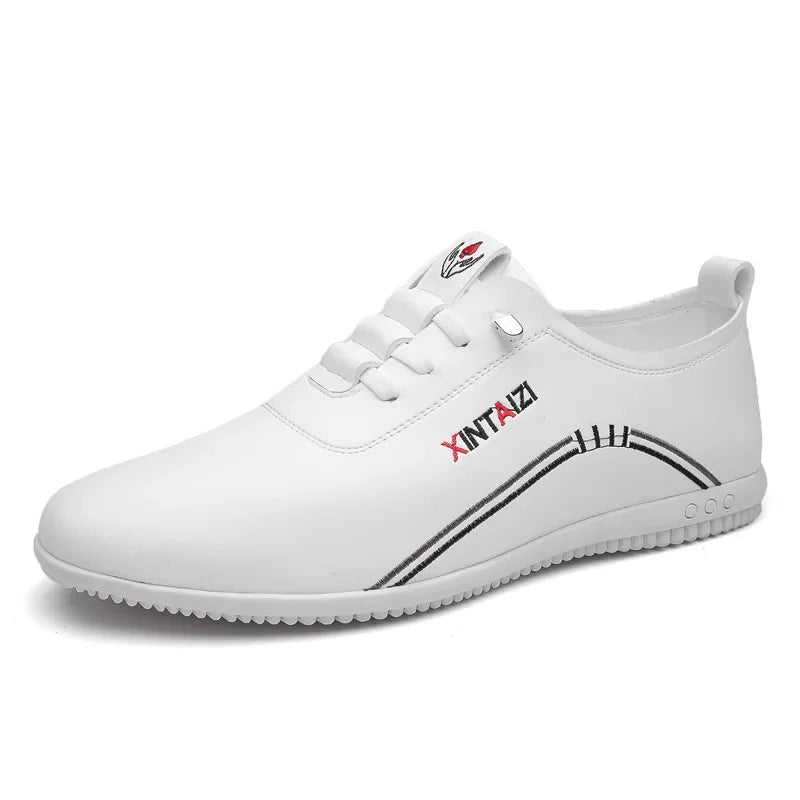 Men's Italian Leather-Look Driving Shoes