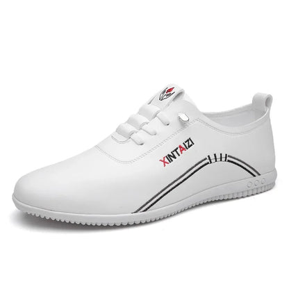 Men's Italian Leather-Look Driving Shoes