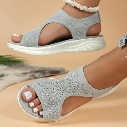 Women’s Knit Open-Toe Sandals