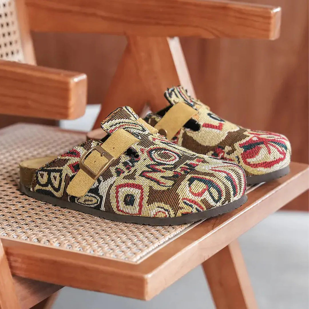 Printed Buckle Clogs