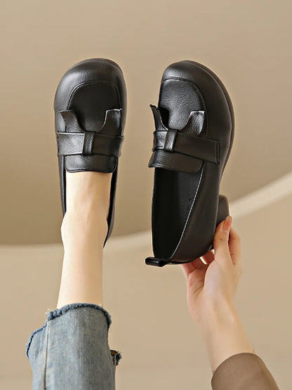 HIGH QUALITY COW LEATHER-LOOK WOMEN'S SHOES
