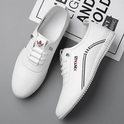 Men's Italian Leather-Look Driving Shoes