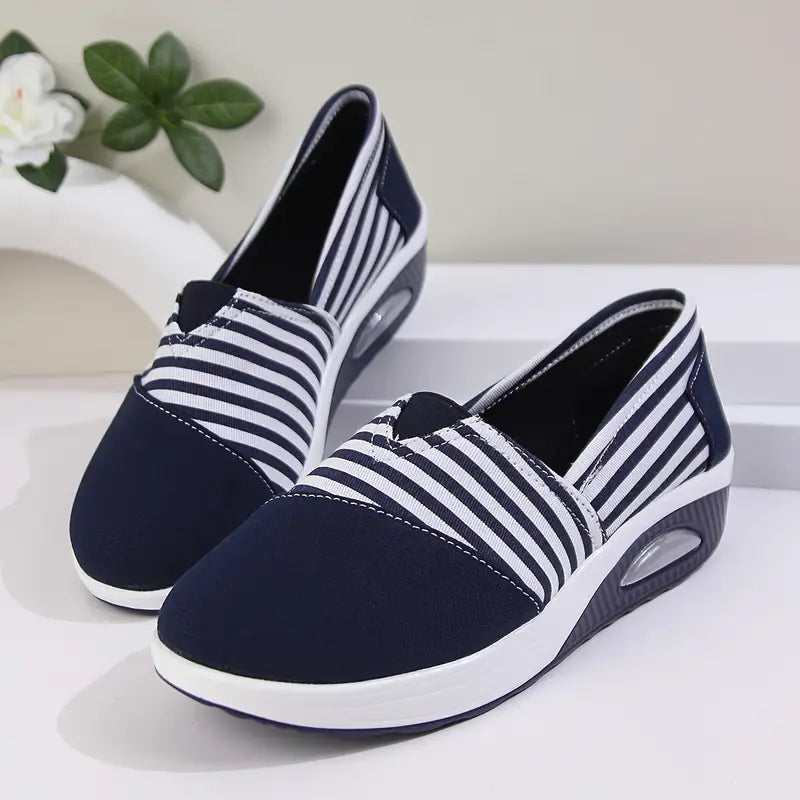Women’s Striped Comfort Trainers