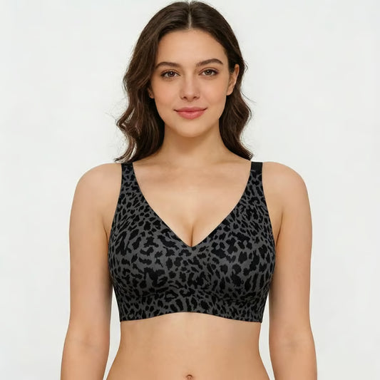 Women’s Leopard Print Wire-Free Bra