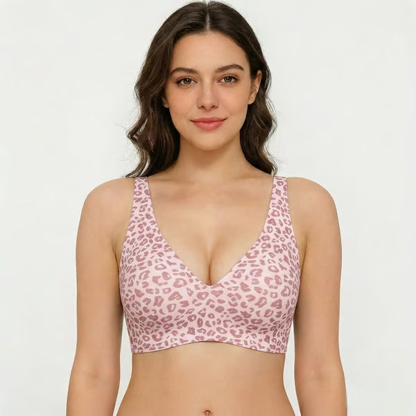 Women’s Leopard Print Wire-Free Bra