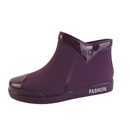 Women’s Short Waterproof Anti-Slip Rain Ankle Boots