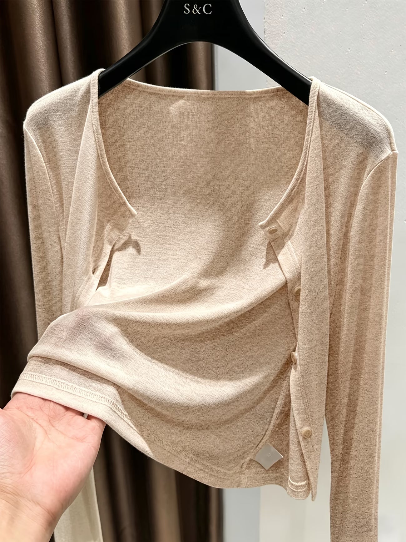 Women's Lightweight Shawl Cardigan