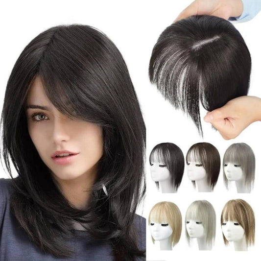 Women’s Real Hair Fringe Topper Piece