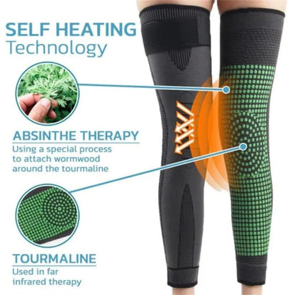 ThermoHerb Self-Heating Knee Support Sleeves