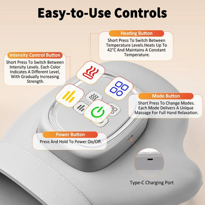 Rechargeable Air Compression Hand Massager