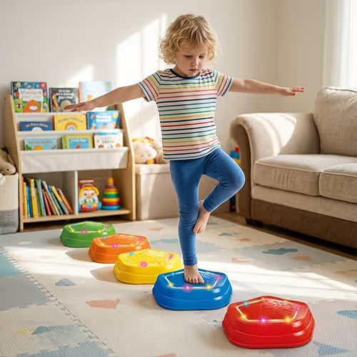 Interactive Musical Stepping Stones – 5-Piece Set