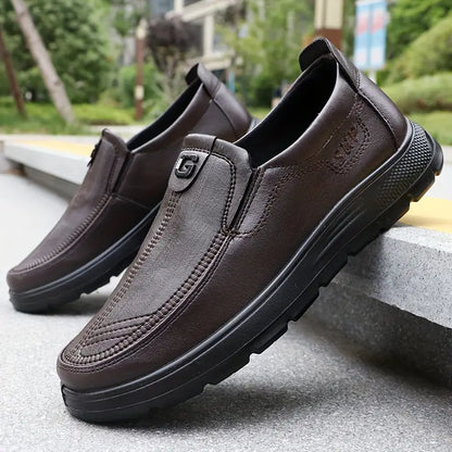 Men's Premium Leather-Look Loafers