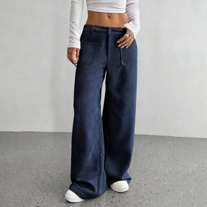 Women’s Soft-Touch High-Rise Relaxed Trousers