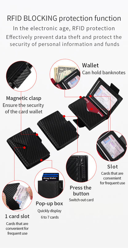 Pop-Up RFID Card Wallet