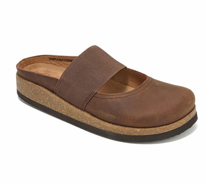 Women's Embossed Slip On Platform Clogs