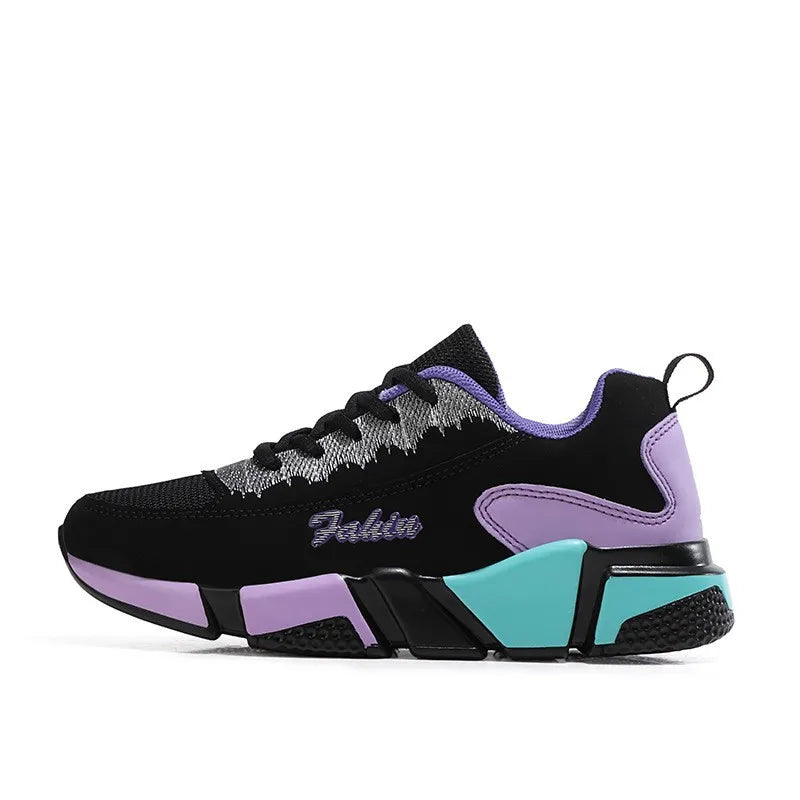 Women’s Colour-Block Mesh Trainers