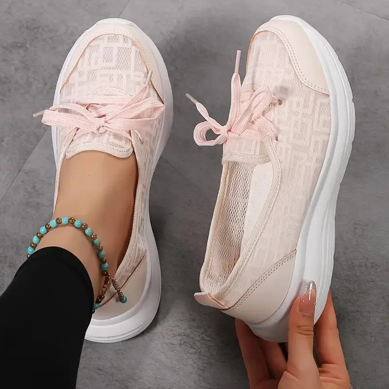 Women's Bottom Slip-on Mesh Loafers