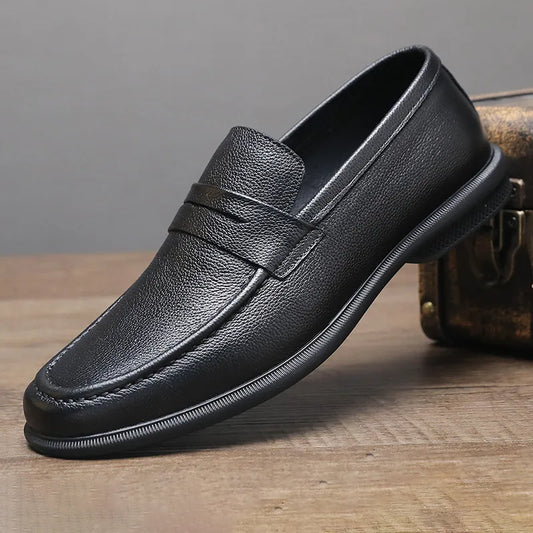 Men’s Cowhide Leather Comfort Driving Loafers