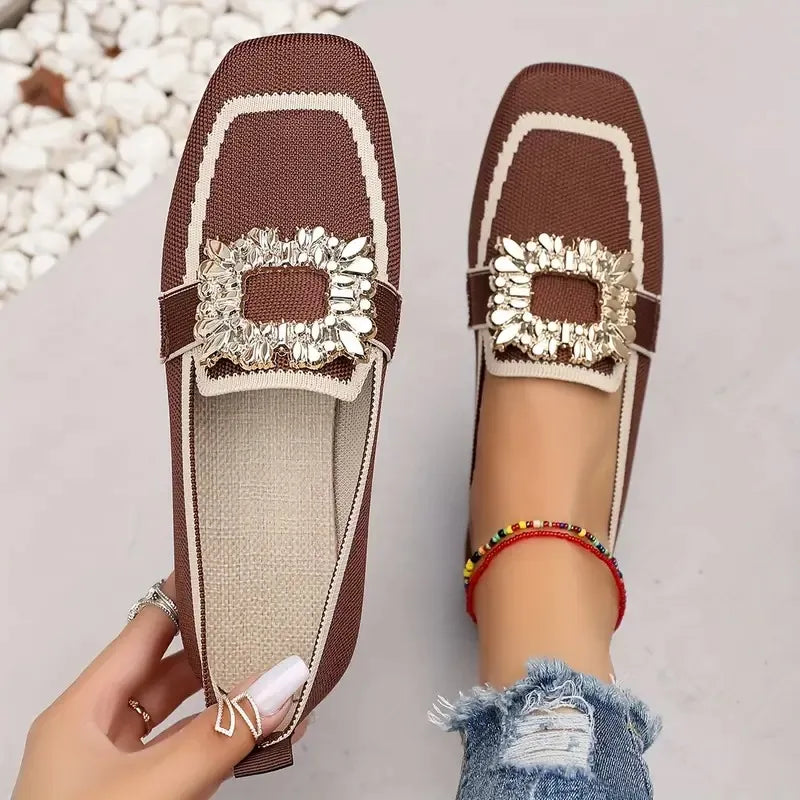 Women's Sparkle Comfort Slip-On Flats